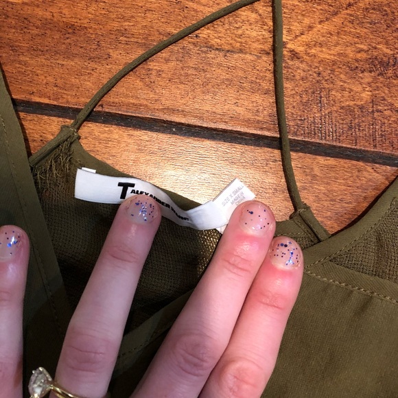 Silk and sheer paneled Alexander Wang dress - Picture 5 of 7